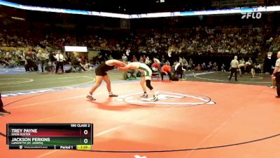 190 Class 2 lbs Semifinal - Trey Payne, Knob Noster vs Jackson Perkins, Lafayette (St. Joseph)