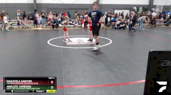 44-48 lbs Round 3 - Adelicia Jameson, Sons And Daughters Wrestling Club vs Makayela Sawyer, Thunder Mountain Wrestling Club