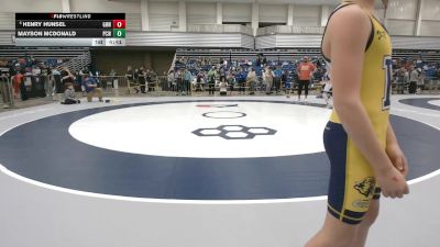 74 lbs Quarters - Henry Hunsel, Greater Heights Wrestling vs Mayson Mcdonald, Parkersburg Cougars WC