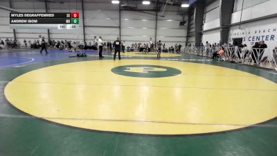 106 lbs Consi Of 64 #2 - Myles DeGraffenried, SC vs Andrew Isom, MD