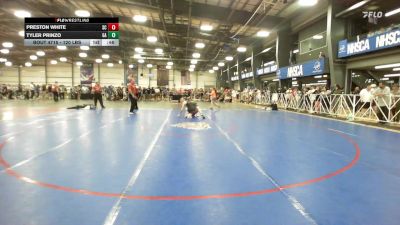 120 lbs Consi Of 32 #2 - Preston White, SC vs Tyler Prinzo, GA