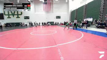 138 lbs Cons. Round 2 - Kaleb Vazquez, Royal vs Alejandro Ortiz-Cisneros, Nordhoff