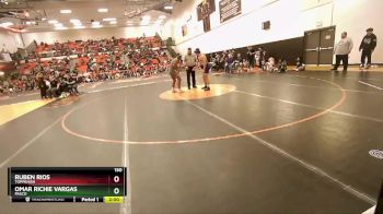 150 lbs Semifinal - Ruben Rios, Toppenish vs Omar Richie Vargas, Pasco