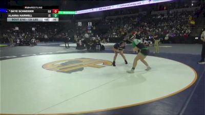 125 lbs Consi Of 8 #1 - Skye Schneider, Elk Grove (SJ) vs Alanna Harwell, St. Mary`S (SJ)