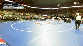 175 Class 3 lbs 1st Place Match - Tony Stewart, Carl Junction vs Mason McCurry, Bolivar