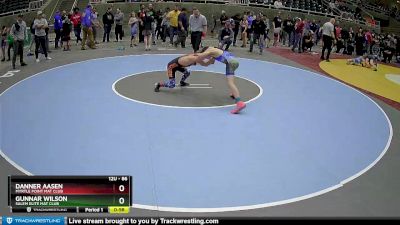 86 lbs Semifinal - Gunnar Wilson, Salem Elite Mat Club vs Danner Aasen, Myrtle Point Mat Club