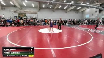 110 lbs Champ. Round 2 - Phoebe Gutierrez, Adams City vs Jorja Janson, Arvada West