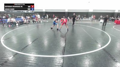 126 lbs Esteban Aranguiz Jr., Team Kansas Silver vs Aidan Hare, Tennessee Greco