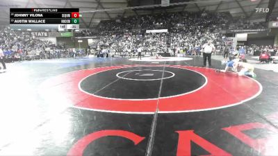 Boys 2A 132 lbs Cons. Round 2 - Austin Wallace, Hockinson vs Johnny Vilona, Sequim