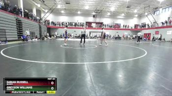 149 lbs Champ. Round 1 - Sabian Russell, Quincy vs Greyson Williams, Shorter