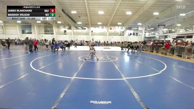 72 lbs Final - James Blanchard, Wolfgang Wrestling Academy vs Maddox Wilson, Refinery WC