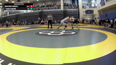 144 lbs Champ. Round 2 - Kain Carter, Eastside vs Brayden Wright, Bath