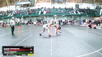 125 lbs Cons. Round 4 - Austin Zimmerman, Edinboro vs Talan Parsons, Northern Illinois