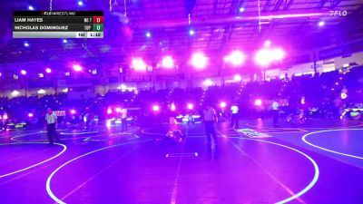 106 lbs Semifinal - Liam Hayes, No Team vs Nicholas Dominguez, Top Notch WC
