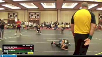 50 lbs Semifinal - John Messina, Buxton vs Tristan Batohie, Dynamic Wrestling