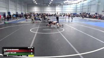 133 lbs Champ. Round 2 - Gurjaan Bhangu, RIT vs Caiden Heller, Messiah