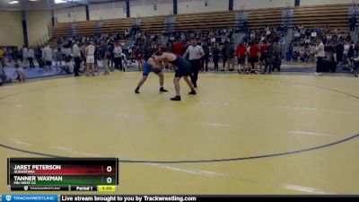 197 lbs Champ. Round 2 - Tanner Waxman, MN-West CC vs Jaret Peterson, Augustana