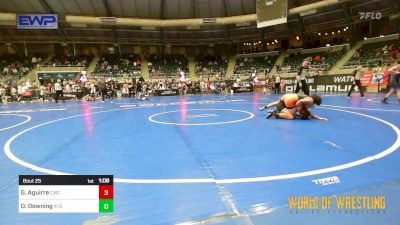 125 lbs Round Of 64 - Gabriel Aguirre, Cowboy Wrestling Club vs Daxton Downing, Kansas Young Guns