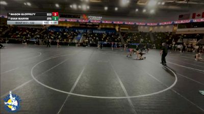 132 lbs Cons. Round 3 - Mason Glotfelty, Decorah vs Evan Marvin, Apple Valley