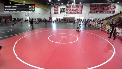 115 lbs 1st Place Match - Austin Desai, Burbank vs Ashley Gomez, Imperial