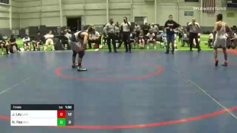 152 lbs Final - Jonathan Ley, Lake Highland Prep vs Nick Fea, Wyoming Seminary