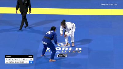 LUCIANA MOTA CASTELO BRANCO vs ANA CAROLINA VIEIRA SROUR 2022 World Jiu-Jitsu IBJJF Championship