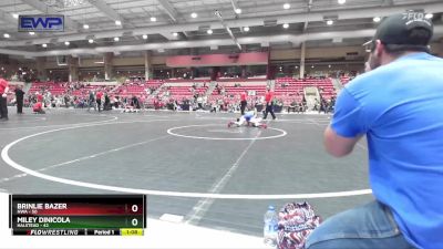 100 lbs Cons. Semi - Brinlie Bazer, NWA vs Miley Dinicola, Halstead