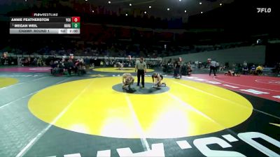 4A/3A/2A/1A Girls 190 Champ. Round 1 - Megan Weil, Burns Girls vs Annie Featherston, Yamhill-Carlton Girls