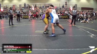 Semis & 1st Wrestleback (8 Team) - Jacob Pecka, American Gladiators-Storm vs Matthew Kelley, MO Outlaws