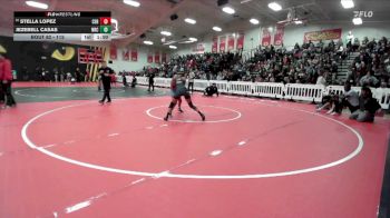 115 lbs Champ. Round 1 - Jezebell Casas, Norco vs Stella Lopez, Cerritos