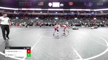 85 lbs Consi Of 4 - Thomas Steinkirchner, SlyFox Wrestling Academy vs Ronan Winkle, R.A.W.