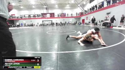 197 lbs Champ. Round 3 - Gabriel Carranza, Colorado Mesa vs Peyton Lemon, Ashland
