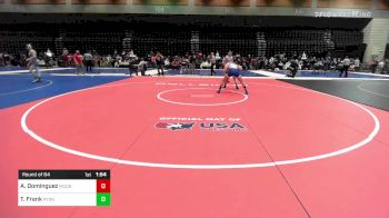 152 lbs Round Of 64 - Alex Dominguez, McQueen - B vs Trevor Frank, Payson