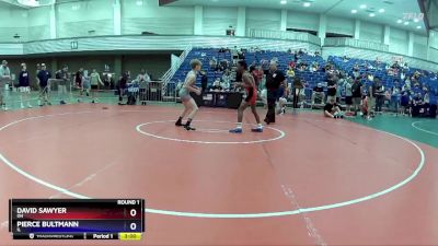 100 lbs Round 1 - David Sawyer, OH vs Pierce Bultmann, IL