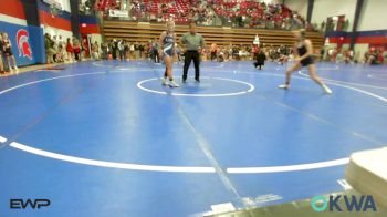 115 lbs Quarterfinal - Ruby Pascal, Bartlesville Wrestling Club vs Evelyn Tillison, Fort Gibson Youth Wrestling