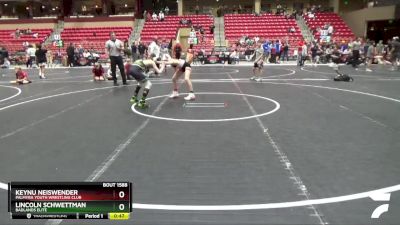 90 lbs 1st Place Match - Lincoln Schwettman, Badlands Elite vs Keynu Neiswender, Palmyra Youth Wrestling Club