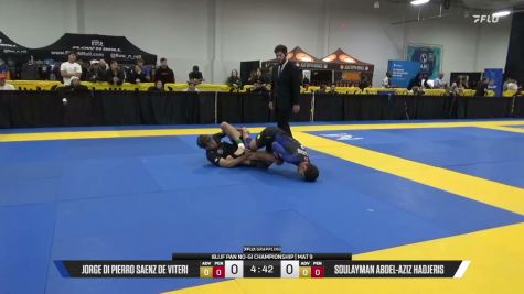 Soulayman Abdel-Aziz Hadjeris vs Jorge Di Pierro Saenz De Viteri 2026 Pan IBJJF Jiu-Jitsu No-Gi Championship