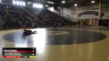 85 lbs Round 3 - Cheyenne Walker, LV Bear Wrestling Club (Spring vs Milan Jordan, Virgin Valley Bulldogs