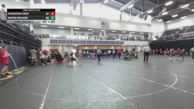 125 lbs Cons. Round 3 - Christian Cruz, Skyline College vs Davon Walker, Mission College