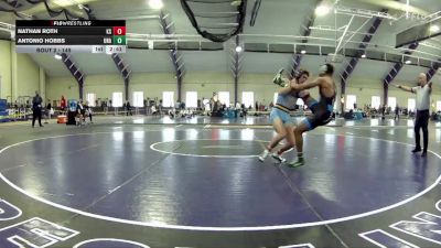 149 lbs Champ. Round 1 - Antonio Hobbs, Unattached vs Nathan Roth, Kent State