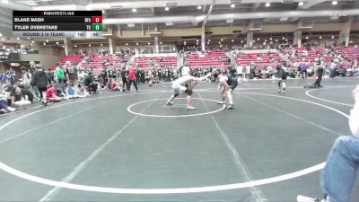 130 lbs Round 3 (4 Team) - Blake Nash, Black Fox Academy vs Tyler Overstake, Top Guns