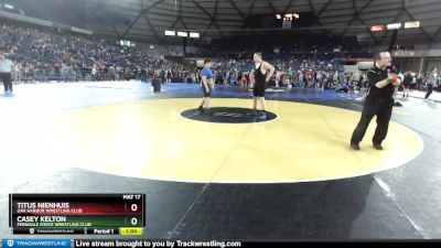 250 lbs Round 1 - Casey Kelton, Ferndale Force Wrestling Club vs Titus Nienhuis, Oak Harbor Wrestling Club