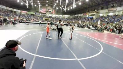 90 lbs Round Of 32 - Zachary Parks, Carson Middle School vs Axton Ayers, Sterling Middle School