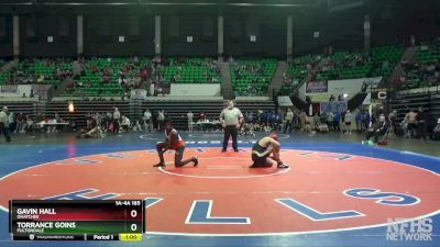 1A-4A 165 Cons. Round 4 - Gavin Hall, Ohatchee vs Torrance Goins, Fultondale