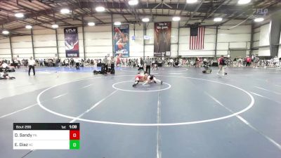90 lbs Round Of 32 - Dakota Sandy, PA vs Emilio Diaz, NC
