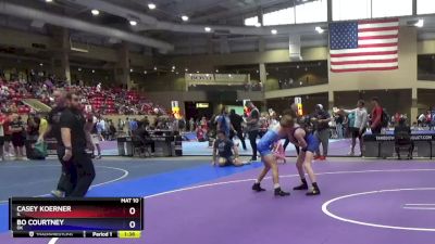 94 lbs Quarterfinal - Casey Koerner, IL vs Bo Courtney, OK