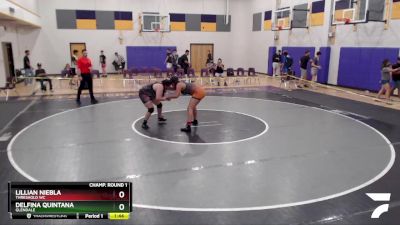 185 lbs Round 3 - Lillian Niebla, Threshold WC vs Delfina Quintana, Glendale