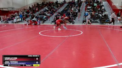 130 lbs Cons. Round 2 - Venelle Imbi, Pacific University vs Jada Yamada, Western Washington University