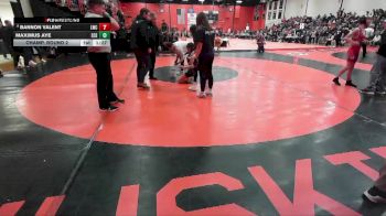 106 lbs Champ. Round 2 - Maximus Aye, St. Charles (EAST) vs Bannon Valent, New Lenox (LINCOLN-WAY CENTRAL)