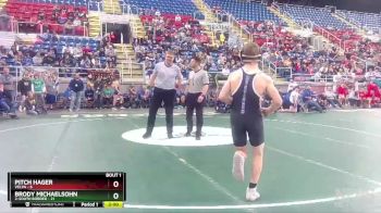 120 lbs Quarterfinals (8 Team) - Joseph Keller, 2-South Border vs Lucas Soli, Velva